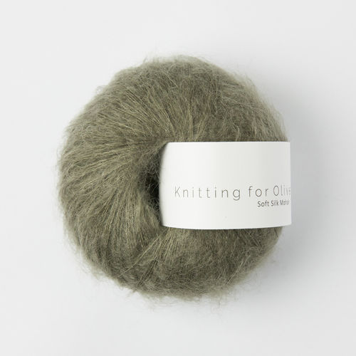 KNITTING FOR OLIVE – SOFT SILK MOHAIR // Dusty Olive