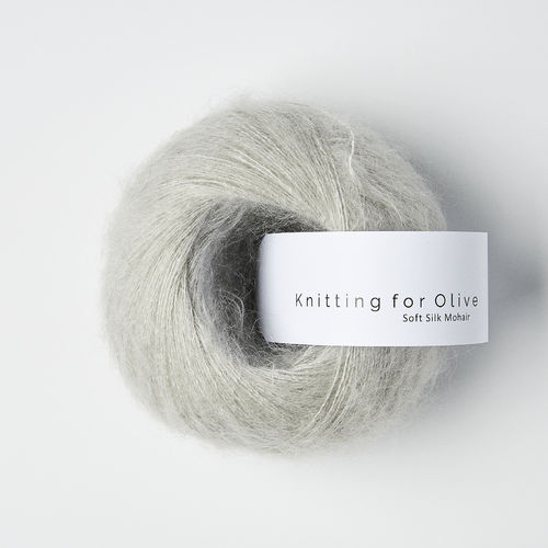 KNITTING FOR OLIVE – SOFT SILK MOHAIR // Perlegrå / Pearl Gray