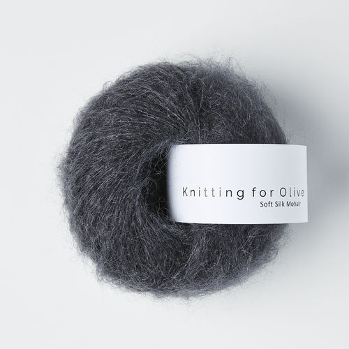 KNITTING FOR OLIVE – SOFT SILK MOHAIR // Skifergrå / Slate Gray
