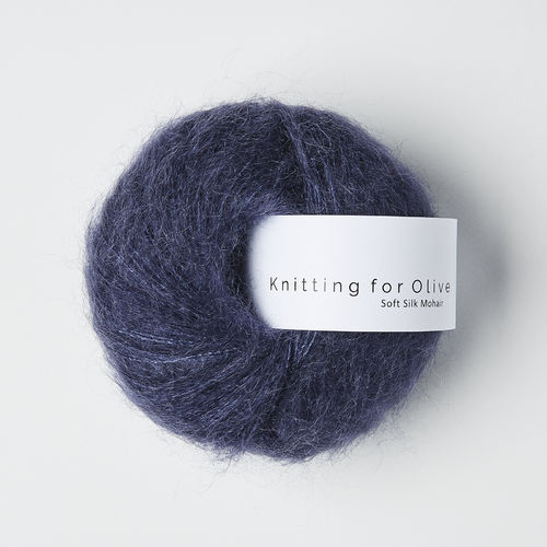 KNITTING FOR OLIVE – SOFT SILK MOHAIR // Mørkeblå / Dark Blue