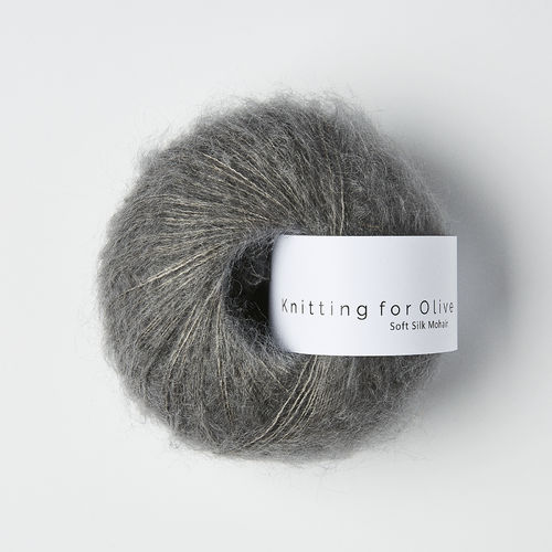 KNITTING FOR OLIVE – SOFT SILK MOHAIR // Bly / Lead