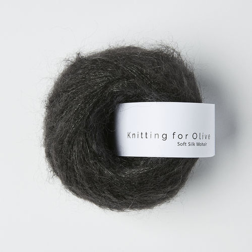KNITTING FOR OLIVE – SOFT SILK MOHAIR // Midnat / Midnight