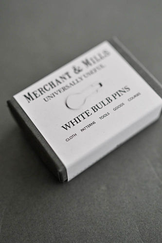 Merchant & Mills WHITE BULB PINS / Maschenmakierer